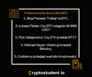 Newsy dnia i analizy z Cryptostudent.io | Cryptostudent.io - kryptowaluty, blockchain, szkolenie, kurs Bitcoina platforma e-learningowa 2 cs 2