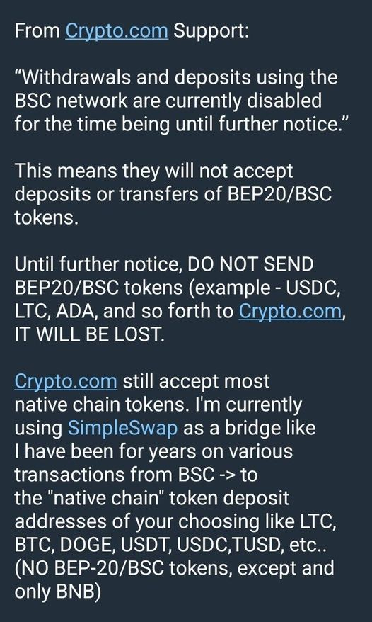 Crypto.com nie obsługuje sieci BSC! | Cryptostudent.io - kryptowaluty, blockchain, szkolenie, kurs Bitcoina platforma e-learningowa 317000515 1328477487899395 178920648036082511 n