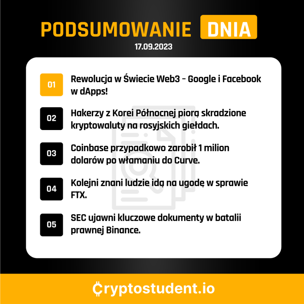 17.09 - kryptowalutowe podsumowanie dnia z Cryptostudent.io | Cryptostudent.io - kryptowaluty, blockchain, szkolenie, kurs Bitcoina platforma e-learningowa Formatka podsumowania 1080 x 1081 px 1080 x 1080 px 1080 x 1081 px 1080 x 1080 px 5 1