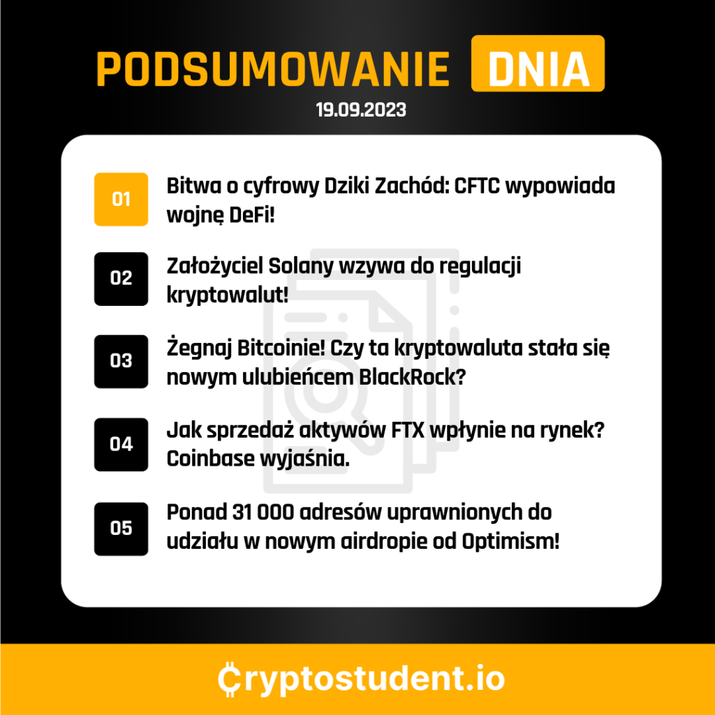 19.09 - kryptowalutowe podsumowanie dnia z Cryptostudent.io | Cryptostudent.io - kryptowaluty, blockchain, szkolenie, kurs Bitcoina platforma e-learningowa Formatka podsumowania 1080 x 1081 px 1080 x 1080 px 1080 x 1081 px 1080 x 1080 px 7 1